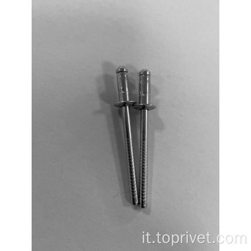 Testa piatta in acciaio inossidabile Multigrip Blind Rivet